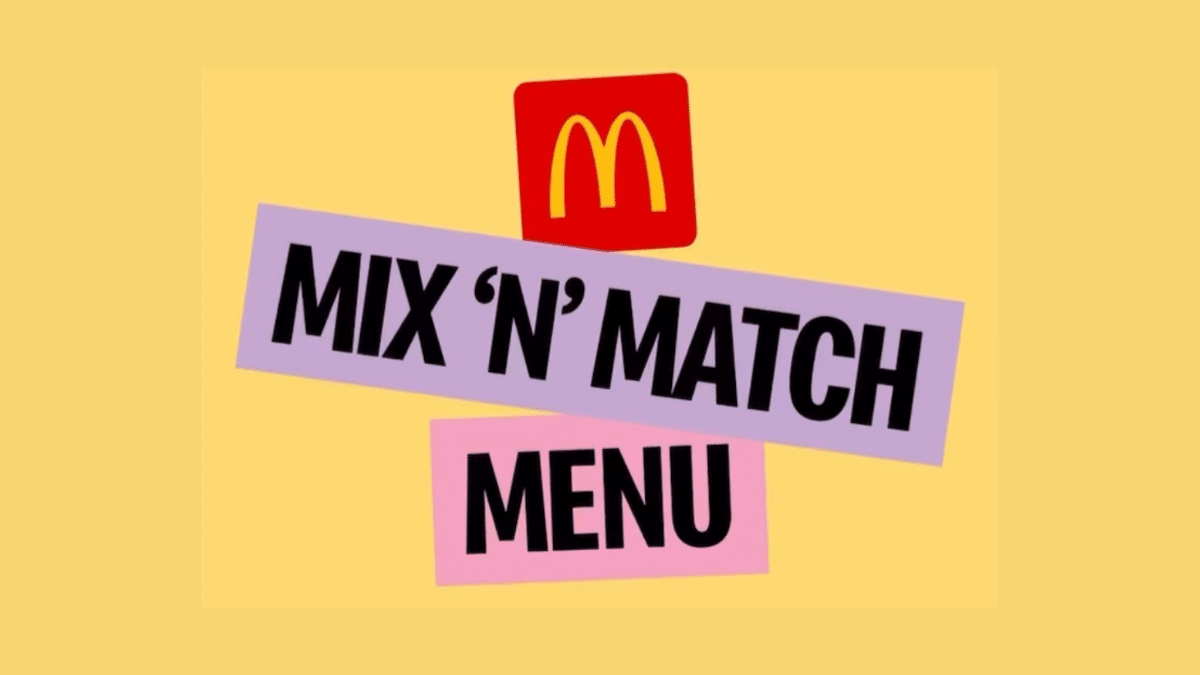 mcdonalds 3 for £3 mix n match logo