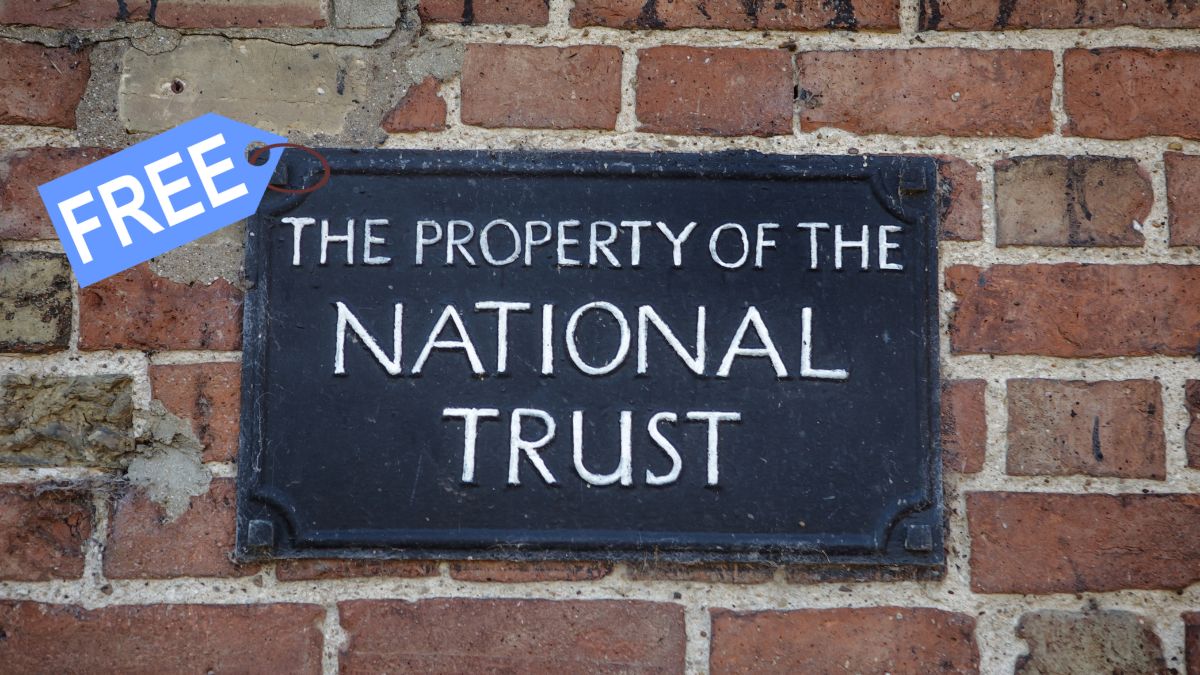 Obtenha um passe gratuito do National Trust Day no valor de £ 35