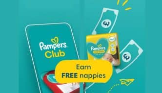 pampers free nappies