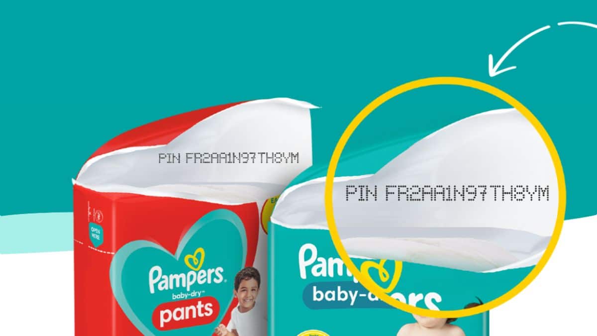 pampers nappies code example