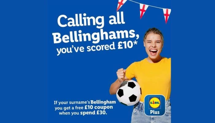 Are you a Bellingham? Get £10 off a £30 shop at Lidl