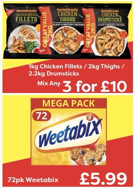 Farmfoods offers until 8 July 24