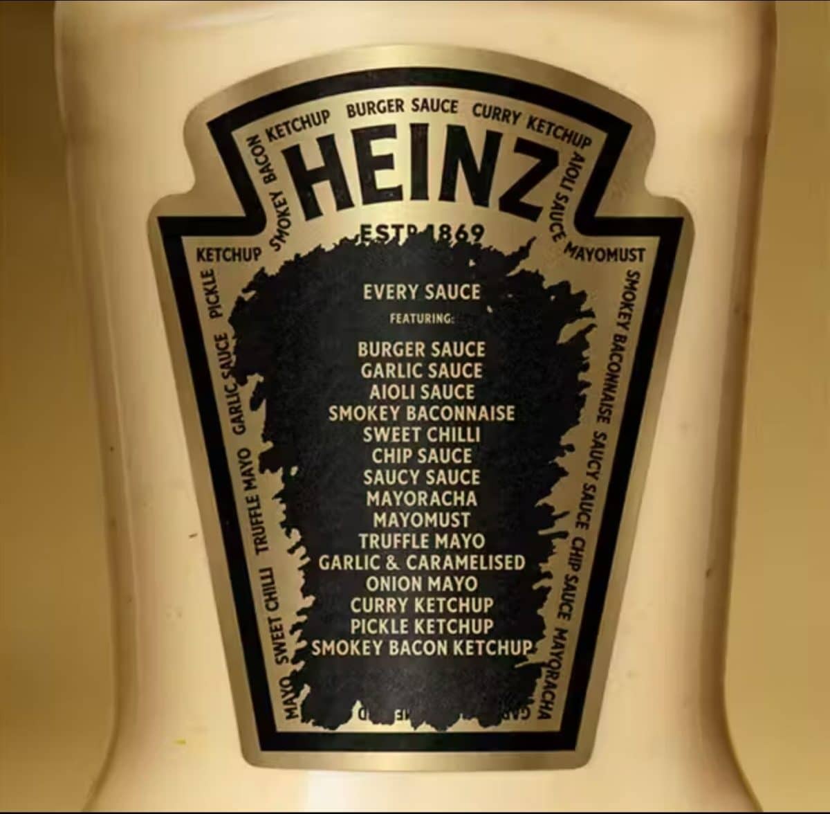 heinz every sauce flavours