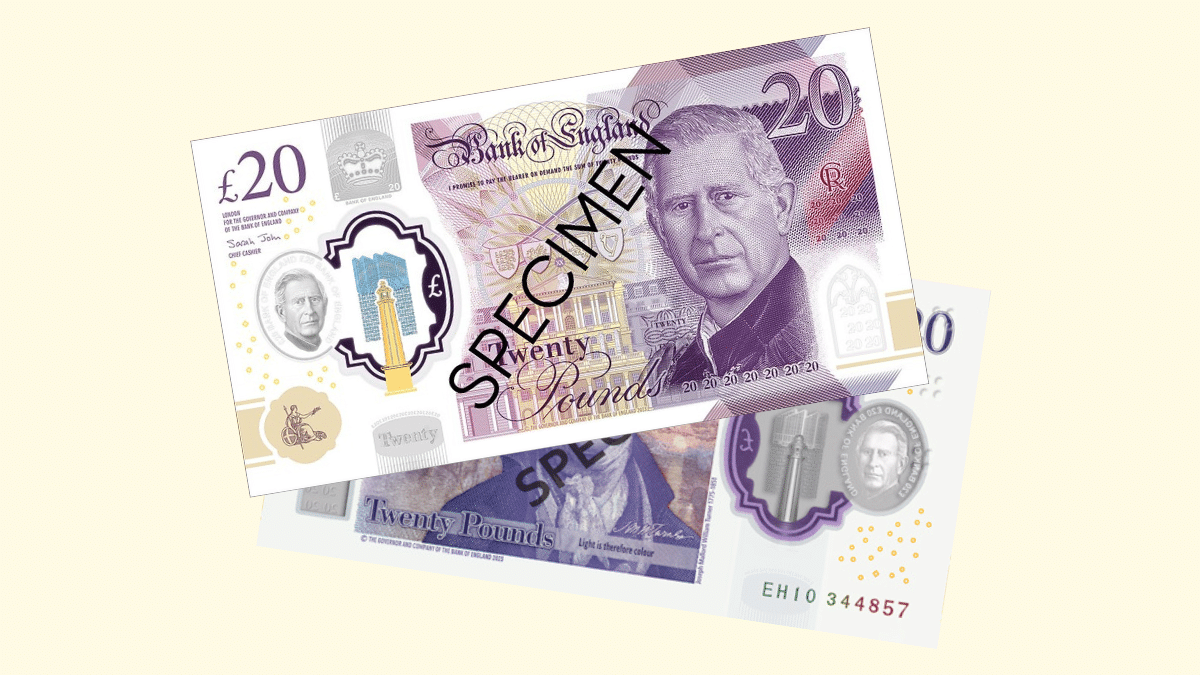 king charles new 20 note