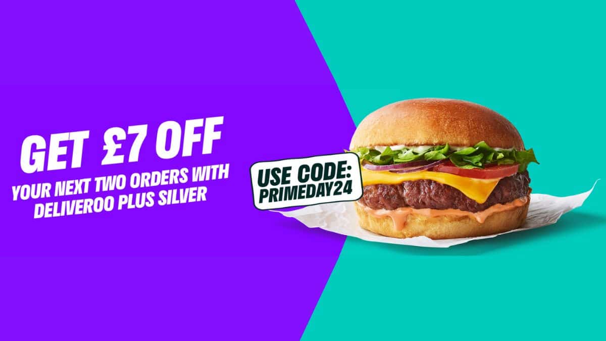 Amazon Prime x Deliveroo Plus Sliver discount