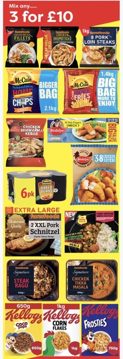 Farmfoods offers until 22 July 2024