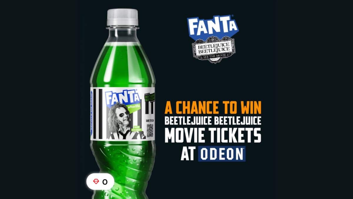 Ganhe ingressos de cinema grátis com Fanta: veja Beetlejuice Beetlejuice