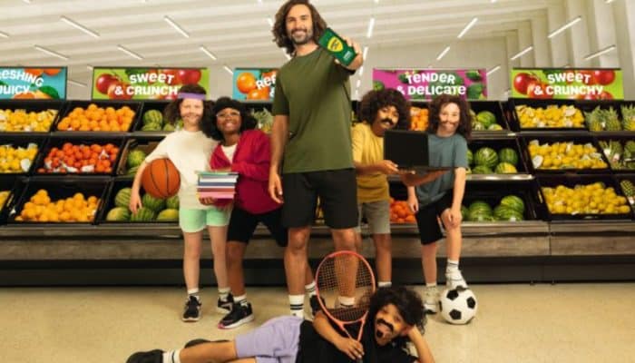 Joe Wicks in Asda launching Cashpot for Schools