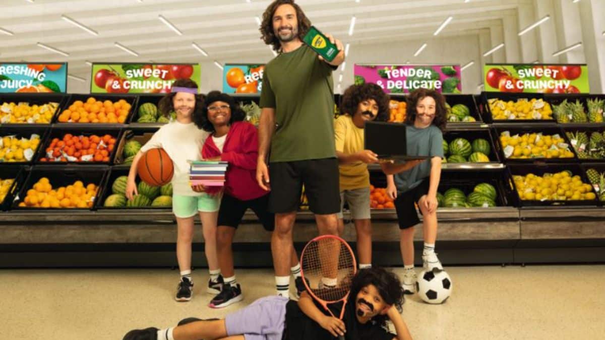 Joe Wicks in Asda launching Cashpot for Schools