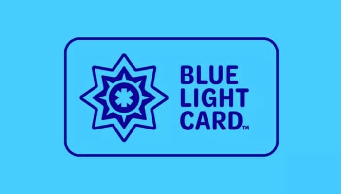 Picture of the Blue Light Card logo