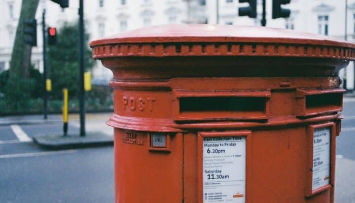 A British postbox