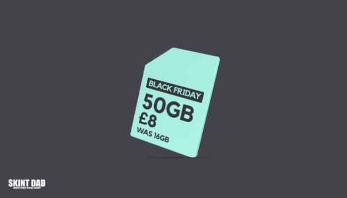 SMARTY 50GB for 8 pounds Black Friday deal
