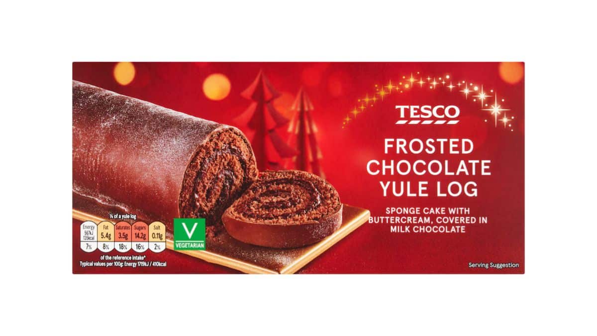 Tesco Chocolate Yule Log