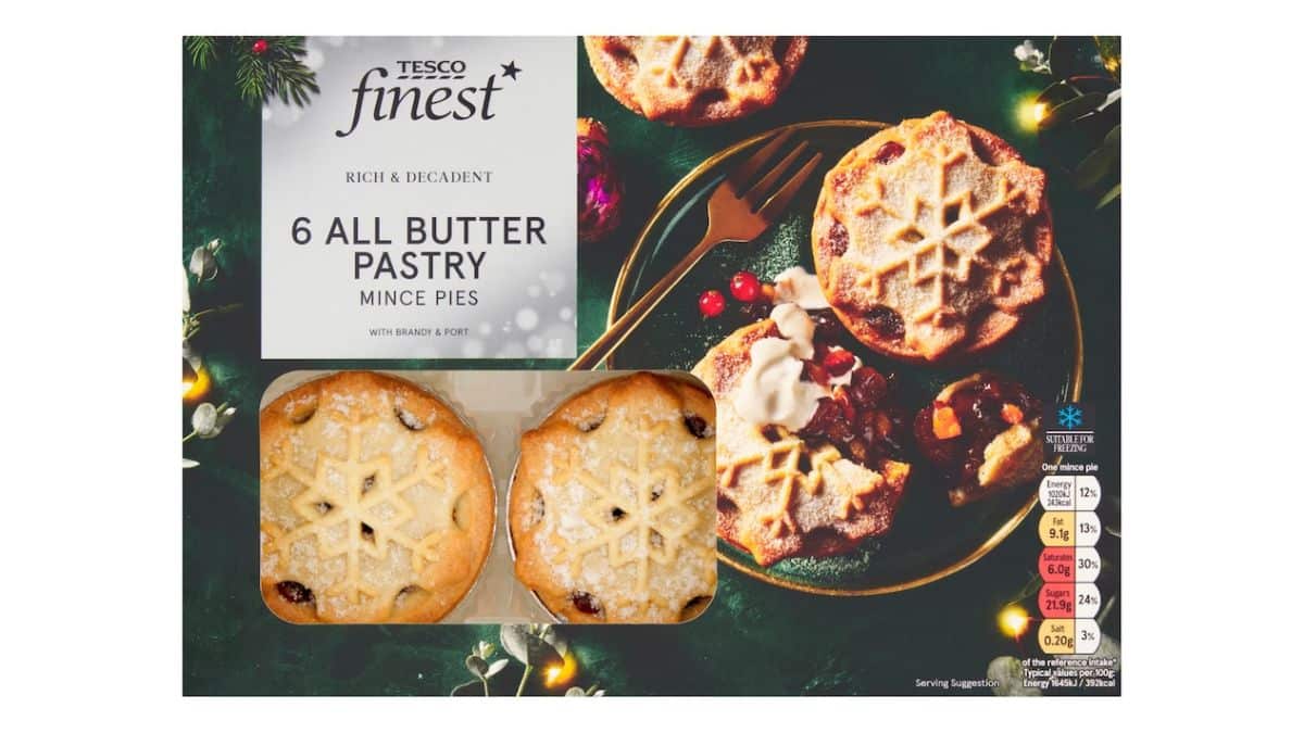 Tesco Finest mince pies