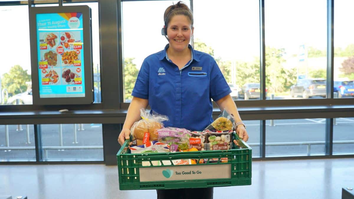 Aldi Too Good To Go food waste box