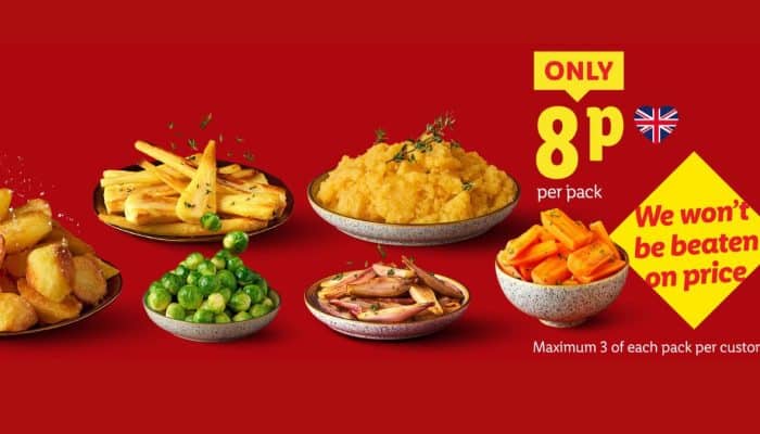 Lidl christmas dinner vegetables