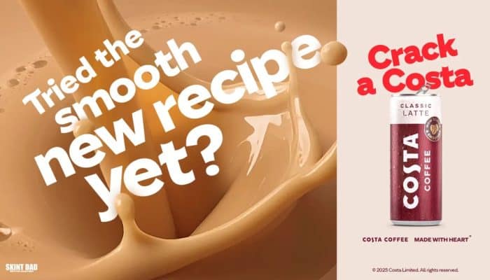 Get a free Costa Coffee Ready-To-Drink Latte or Caramel Latte from Tesco, Sainsbury’s, Asda, Morrisons or Co-op.