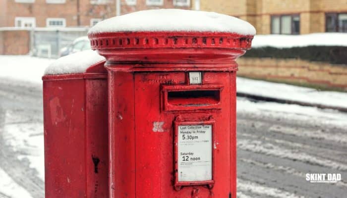 Post box in the snow