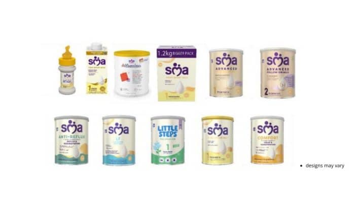 sma baby formula recall january 2026