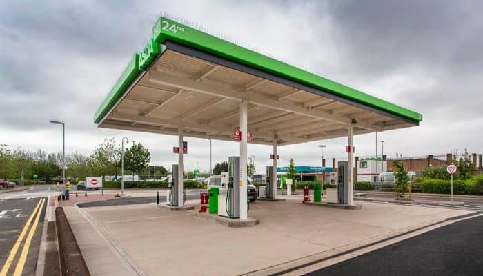 Asda petrol filling station