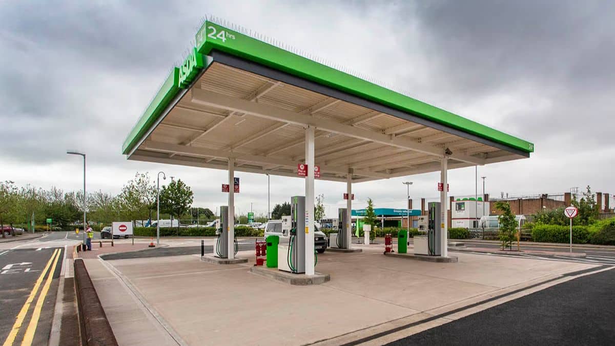 Asda petrol filling station
