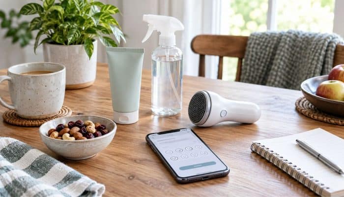 Everyday products ready to be tested at home