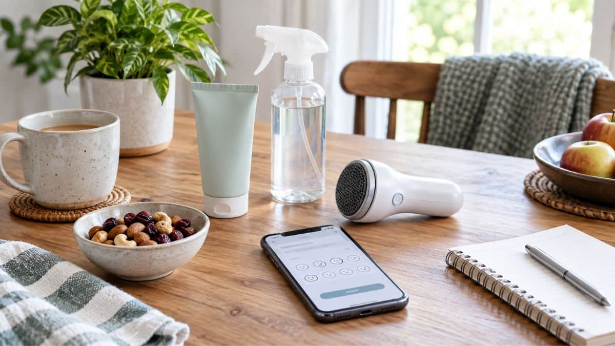 Everyday products ready to be tested at home