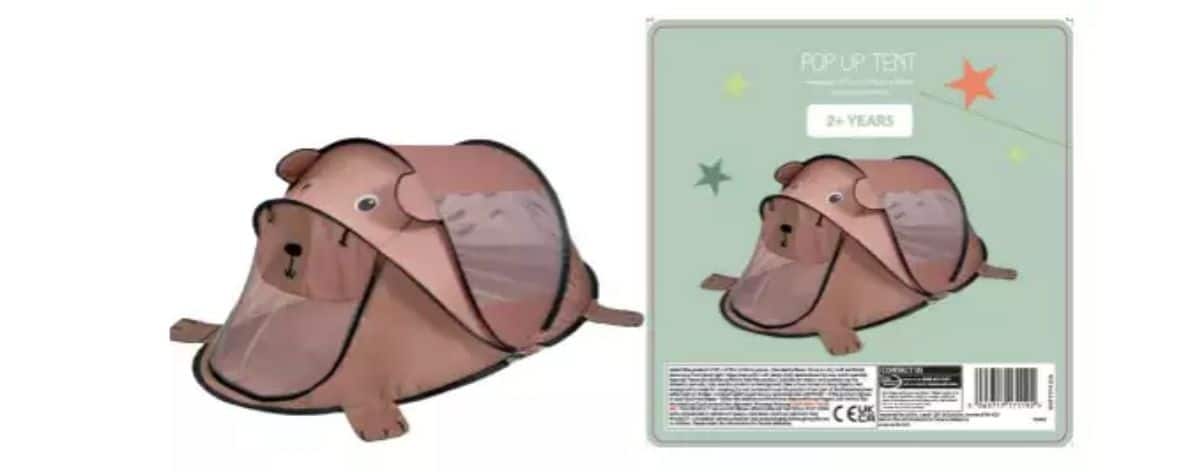 Asda Kidz Pop Up Bear Tent recalled over an entrapment risk